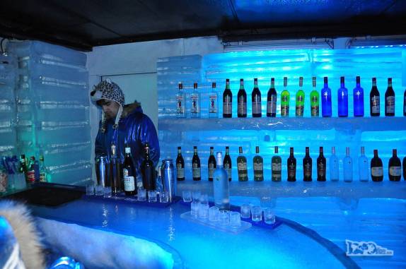 O bar do Glaciobar, em El Calafate, no sul da Argentina